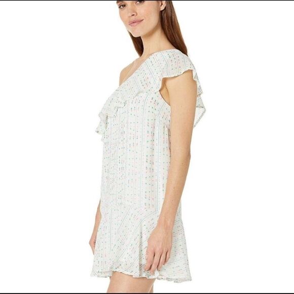 BCBGeneration Spiraling Ladder One Shoulder Dress - Picture 2 of 8